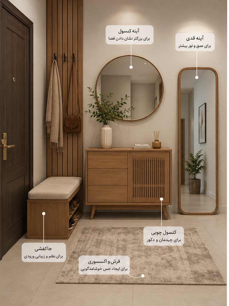 دستور العمل زیباتر شدن ورودی خانه خیلی شیک و ارزان